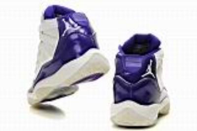 cheap air jordan 11 - women's purple / black / white